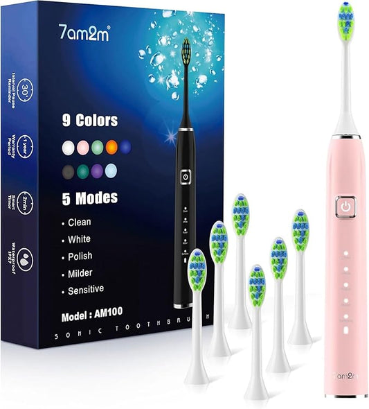 7AM2M Ultrasonic Electric Toothbrush by 7AM2M