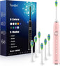 7AM2M Ultrasonic Pink Electric Toothbrush by 7AM2M