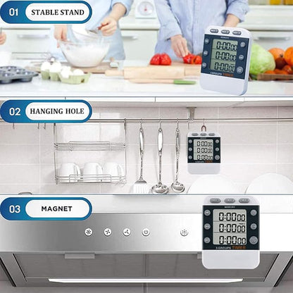 MOSTRUST Digital Dual Kitchen Timer - Image 5
