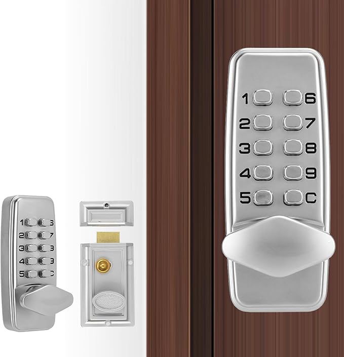 Keyless Entry Smart Door Lock, Deadbolt Digital Electronic Lock - Image 4