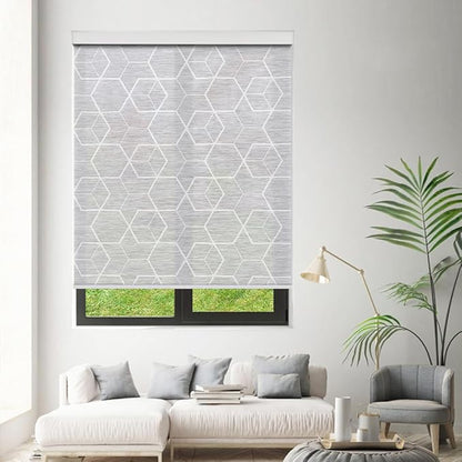 Tipiace Motorized Blinds with Remote Window Roller Shade Wireless Rechargeable - Image 4