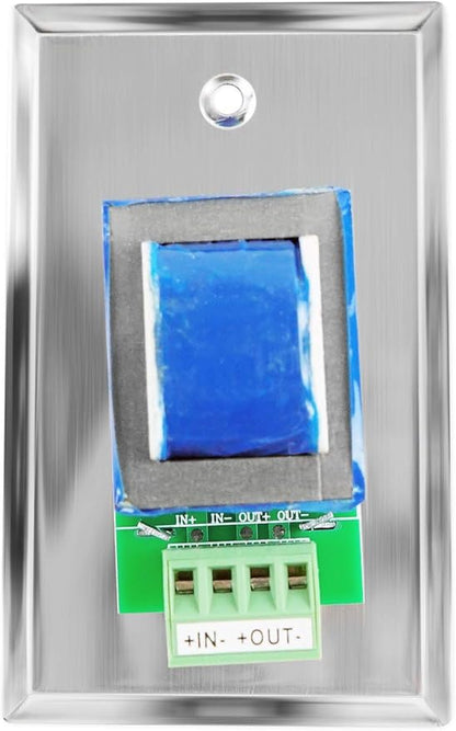 Rockville VOL7035 SS 35 Watt 70v Wall Volume Control Zone Controller, Stainless - Image 2