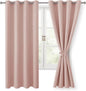 Hiasan Blackout Curtains for Bedroom, 52 x 63 Inches Length by Hiasan