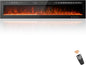80 inch Ultra-Thin Electric Fireplace Recessed and Wall Mounted by AnpuceSpecializedAppliance