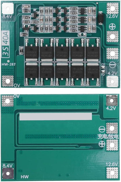Gebildet 3pcs 3S 11.1V 12V 12.6V 40A 18650 Charger PCB BMS Protection Board - Image 2