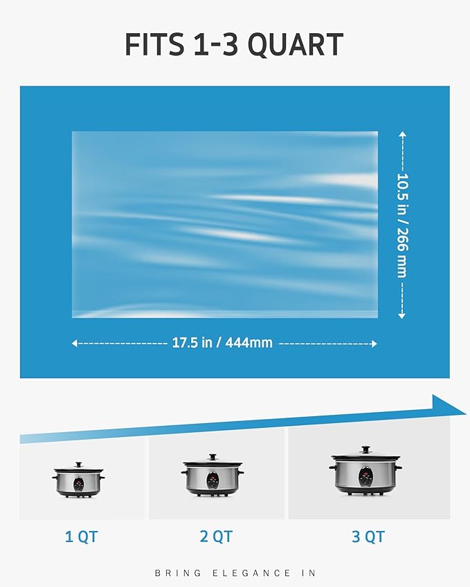 Syntus Crock Pot Liners, Disposable Cooking Bags Suitable - Image 2
