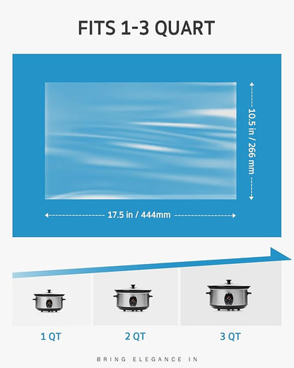 Syntus Crock Pot Liners, Disposable Cooking Bags Suitable - Image 2