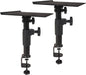 Sound Town 2-Pack Desktop Clamp-On Studio Monitor Speaker Stands by SOUNDTOWN