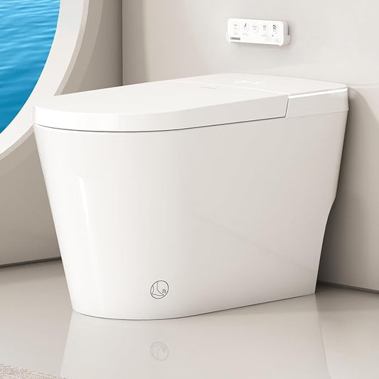 Luoware Smart Toilet with Bidet Built in, Luxury One Piece Elongated Bidet by LUOWARE