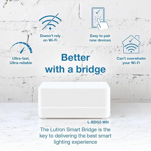 Lutron Caseta Original Smart Light Switch Kit w/ Wall Plate and Smart Hub - Image 3