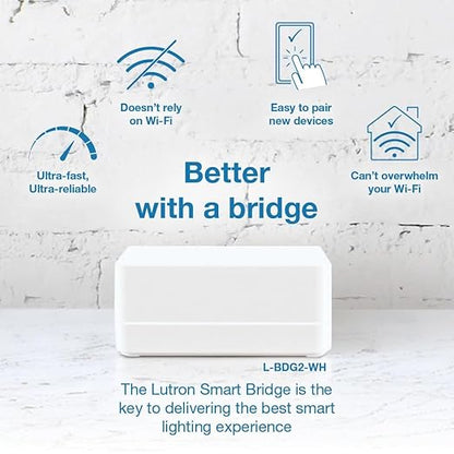 Lutron Caseta Original Smart Light Switch Kit w/ Wall Plate and Smart Hub - Image 3