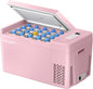 BougeRV Pink 23Quart Portable Refrigerator, 12 Volt Fridge 22L, Portable by BougeRV
