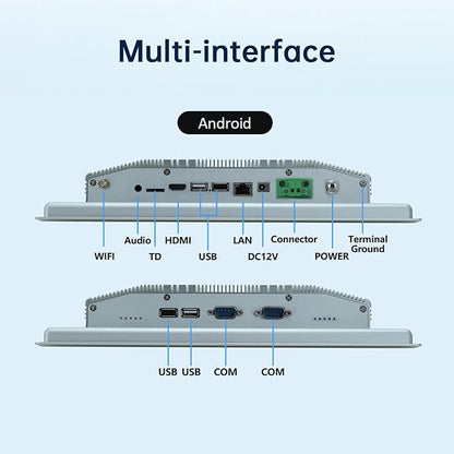12.1-Inch Touchscreen Monitor, Ratio 4:3 Embedded Industiral Touch Screen Tablet - Image 6