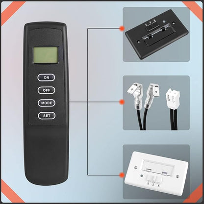 Upgraded Fireplace Remote Control Kit, Fit - Image 9