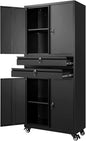 Yizosh Metal Garage Storage Cabinet by Yizosh