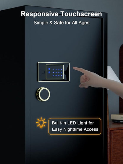 TIGERKING 11.5 Cu Ft Large Heavy Duty Home Security Safe – Digital Touchscreen - Image 4