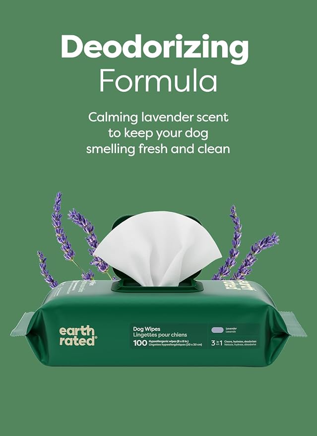 Earth Rated Dog Wipes, Hypoallergenic, 3-in-1 Cleaning and Hydrating, - Image 6