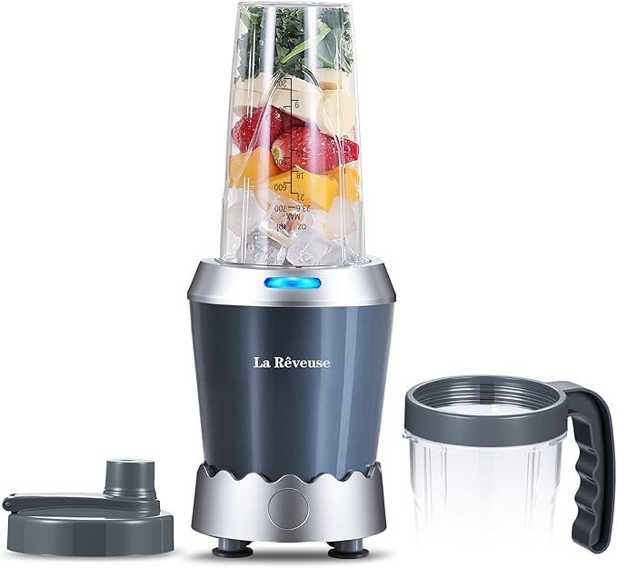 La Reveuse Personal Size Smoothie Blender Pro, 1000W High Speed by LaReveuse