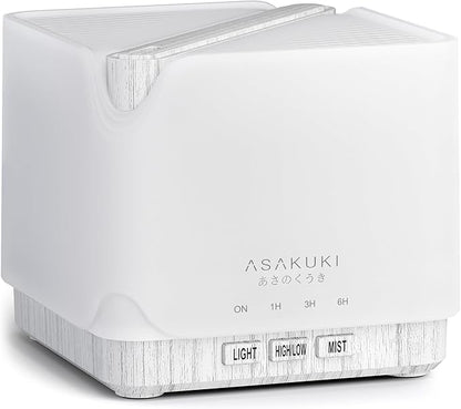ASAKUKI 700 ml Premium Essential Oil Diffuser, 5 in 1 Ultrasonic Aromatherapy by ASAKUKI