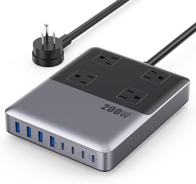 12-in-1 Charging Station USB C Power Strip by Kioson