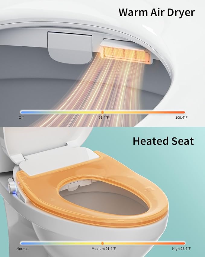 SR SUN RISE Electric Bidet Toilet Seat Elongated - Image 7