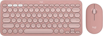 Logitech Pebble 2 Combo, Wireless Keyboard and Mouse, Quiet and Portable by Logitech