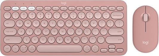 Logitech Pebble 2 Combo, Wireless Keyboard and Mouse, Quiet and Portable by Logitech