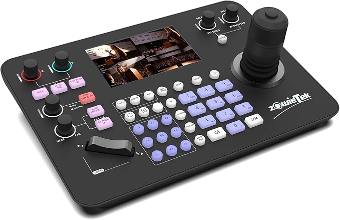 Zowietek PTZ Controller 7D Joystick Keyboard, HDMI Output, Automatic Camera by Zowietek