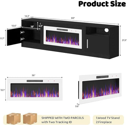 Lemberi Fireplace tv Stand - Image 2