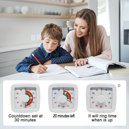 MEPHILIMIA Visual Timer Kids/Adults 60 Minutes Rainbow Countdown Timer Time - Image 3