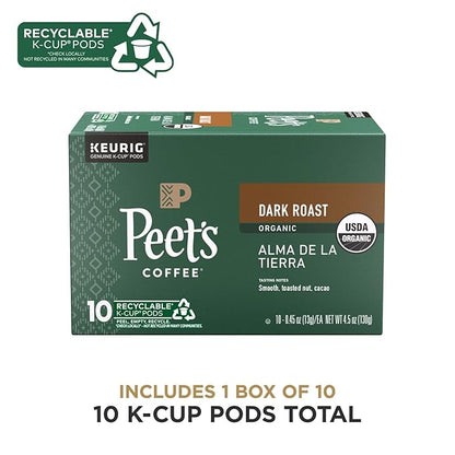 Peet's Coffee, USDA Organic Dark Roast Keurig K-Cup Pods - Image 2