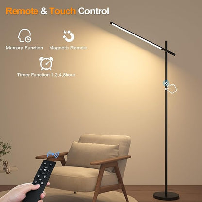 LED Corner Floor Lamp, 360°Rotating Head, Super Bright 1800LM Dimmable - Image 6