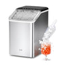 WIE Nugget Ice Maker Countertop 40LBS/24H, Chewable Pellet Ice Makers 8 Mins by WIE