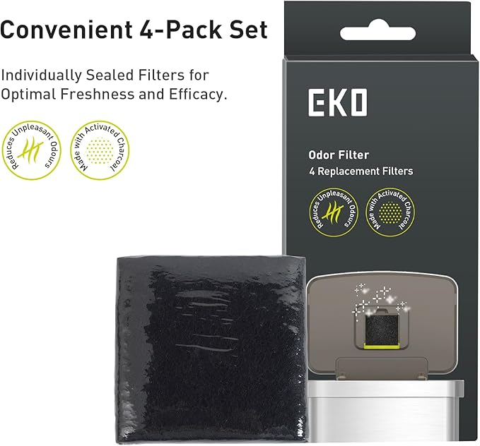 EKO Trash Can Odor Filter Refills - Image 7