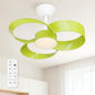 FANX 22 Inch Ceiling Fan with Light and Remote, Quiet DC Motor, Dimmable LED by FANX