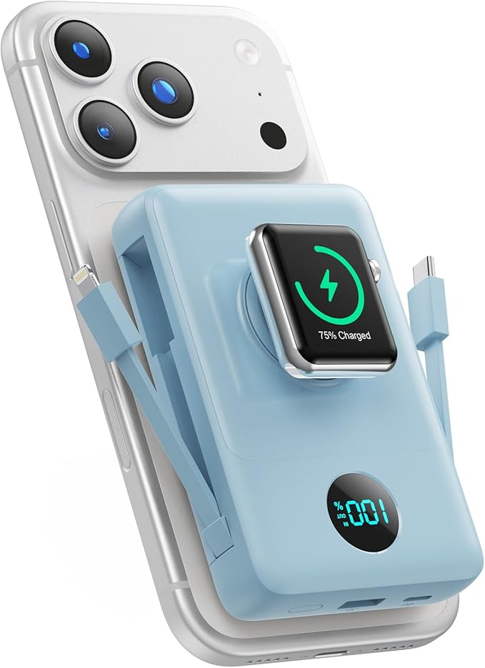 6 in 1 Magnetic Portable Charger by APHUWJ