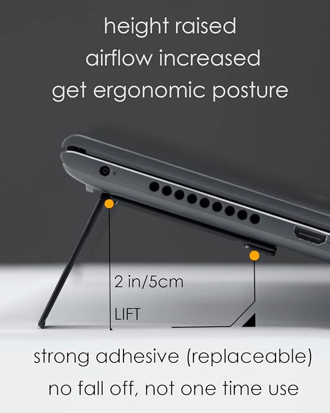 Aulumu G07 Pop Up Leg Stands Laptop, Super Portable Cooling Laptop Stand - Image 2