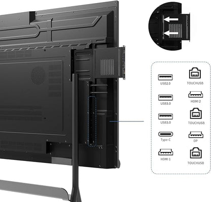 Tiburn INSPUR 65" Ultra 4K UHD Smart Board | Android 13 & Windows 11 Pro Dual OS - Image 3