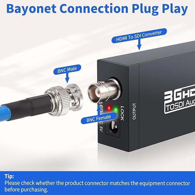 Superbat SDI Cable BNC Cable 3G/6G/12G，1-300FT, Supports HD-SDI/3G-SDI/4K/8K - Image 7