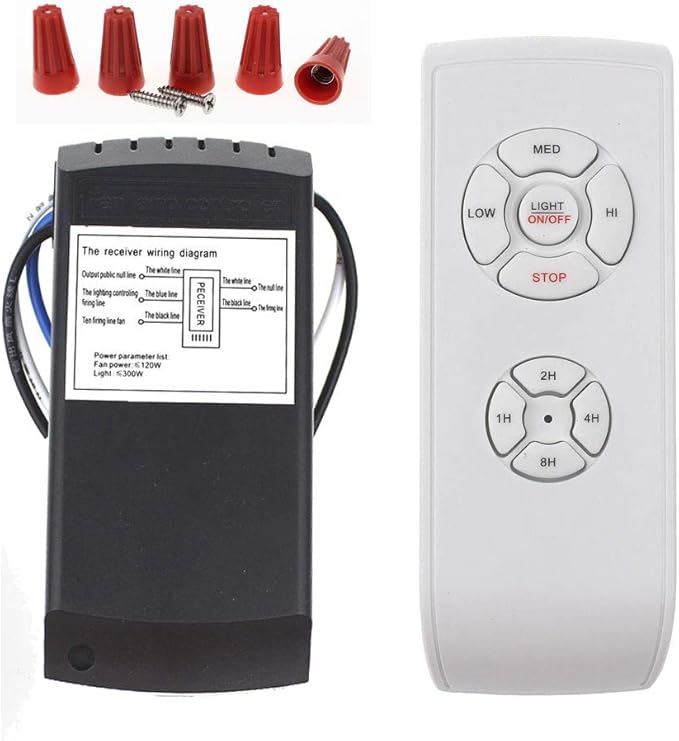 LPHUMEX Universal Ceiling Fan Remote Control Kit, 3-in-1 AC Motor Ceiling Fan by LPHUMEX