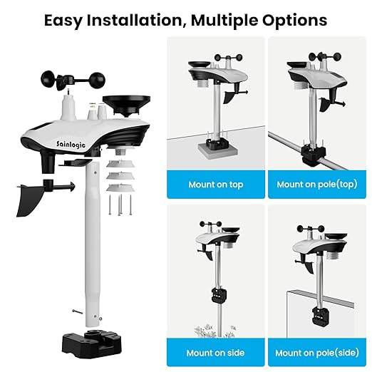 Sainlogic SA9 Plus Smart WiFi Weather Stations Wireless Indoor Outdoor Sensor - Image 7