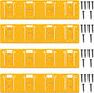 Battery Rack Compatible with DeWalt 20V Battery Holder, Mount 4 Slot Bulk by SZWJT-LV