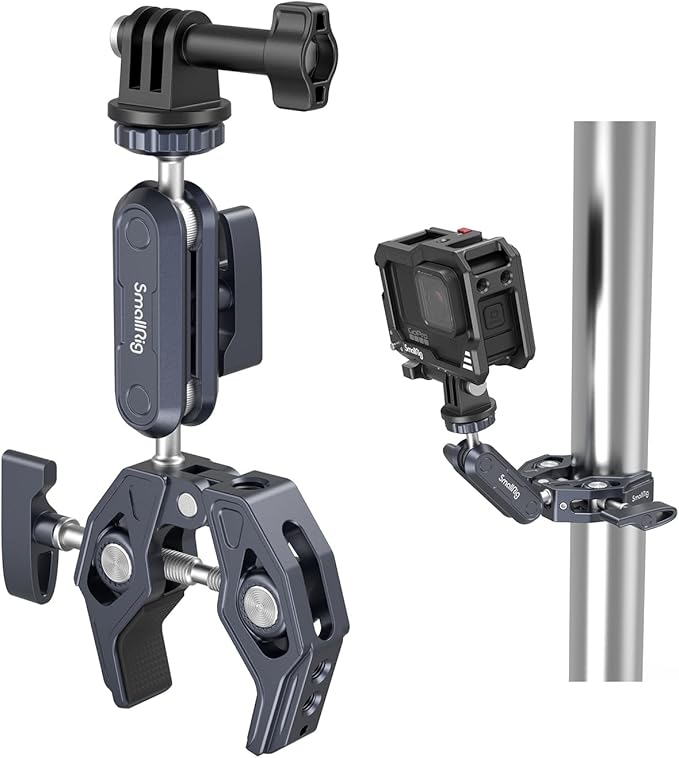 SMALLRIG Camera Mount Clamp, Ballhead Magic Arm and Adapter by SmallRig