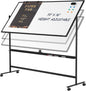 Dry Erase Whiteboard Easel on Wheels by Tankee