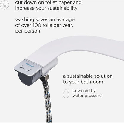 Brondell Bidet Attachment for Toilet SS-250 SimpleSpa Fresh Water Spray - Image 5