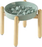 Ceramic 1.6 Cup Dog Raised Slow Feeder Set, Elevated Bowl by Havniva