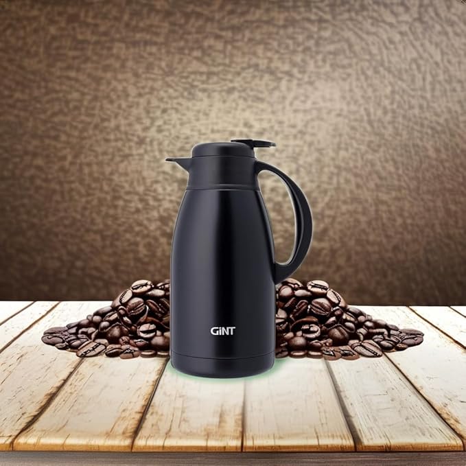 GiNT Stainless Steel Thermal Coffee Carafe, Double Walled Vacuum Water and - Image 5