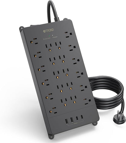 TROND Surge Protector Power Strip, 22 Widely Spaced Outlets by TRONDOfficial