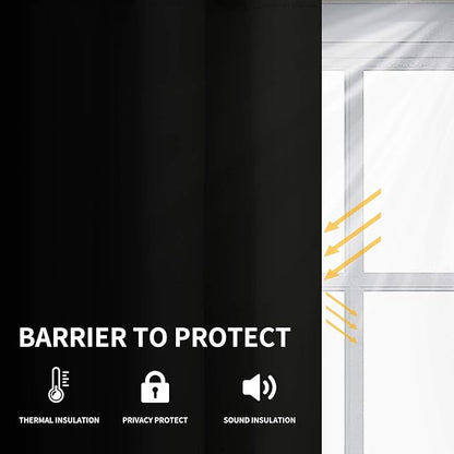 Easy-Going Blackout Curtains for Bedroom, Solid Thermal Insulated Grommet and - Image 2