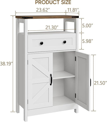 Farmhouse Bathroom Storage Cabinet - Image 2